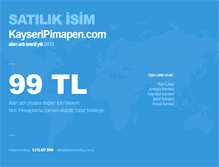Tablet Screenshot of kayseripimapen.com